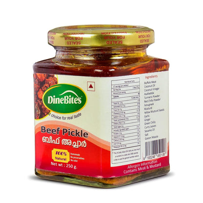 Dinebites Kerala Style Homemade Meat/Beef/Buffalo Pickle