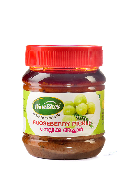 Dinebites Kerala Style Homemade Gooseberry Pickle / Amla Pickle / Nellikka Achar