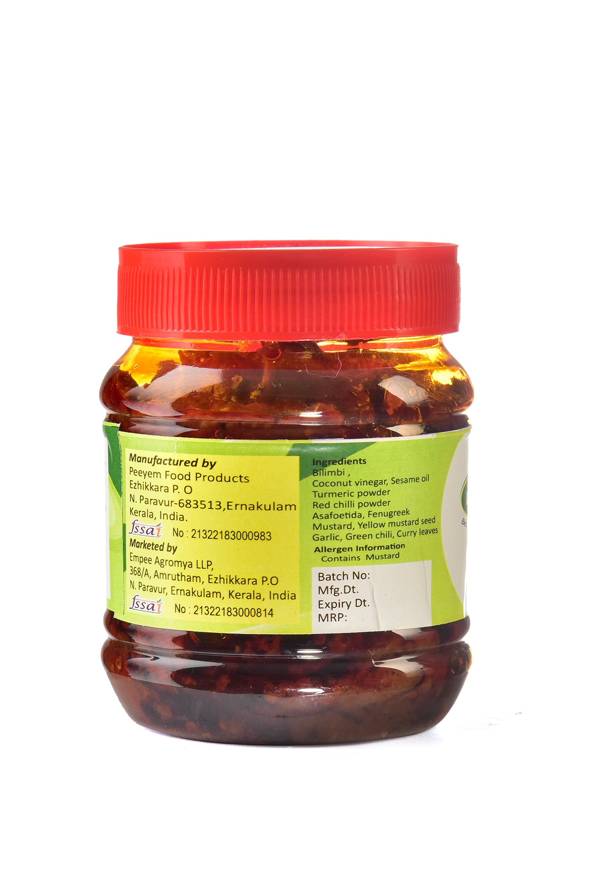 Dinebites Kerala Style Dried Irumban Puli/ Bilimbi Pickle, 250 Grams