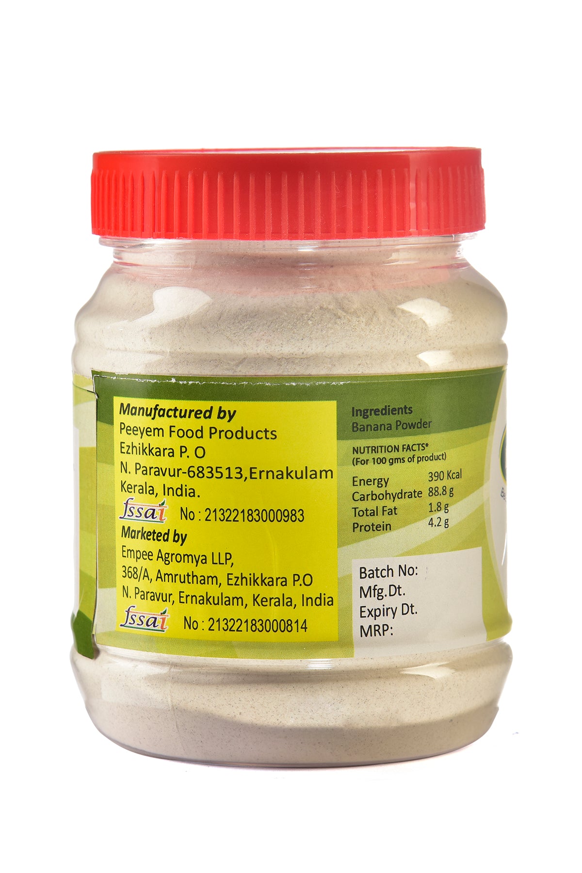 Dinebites 100% Pure & Natural Banana Flour / Banana Powder, 250 Grams | Made in Kerala