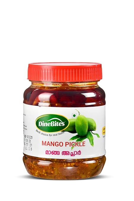 Dinebites Kerala Style Tender Mango Pickle, 500 Grams